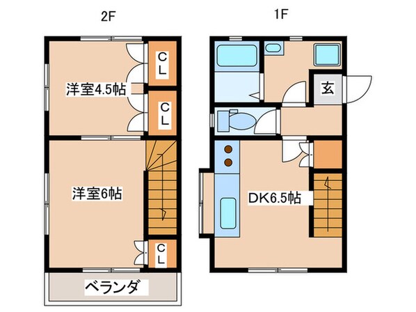 第２秦ハイツの物件間取画像